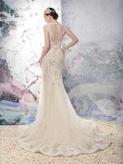 Свадебное платье Висла. Силуэт Рыбка. Цвет Айвори / Капучино. Вид 2