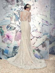 Свадебное платье Маджоре. Силуэт Рыбка. Цвет Айвори / Капучино. Вид 2