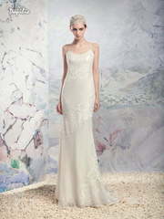 Свадебное платье Ассаль. Силуэт Прямое. Цвет Белый / Молочный. Вид 1