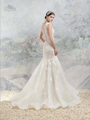 Свадебное платье Сайма. Силуэт Рыбка. Цвет Белый / Молочный. Вид 2