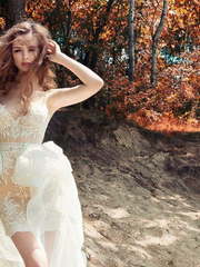 Свадебное платье Тоди. Силуэт Прямое. Цвет Белый / Молочный, Айвори / Капучино. Вид 1