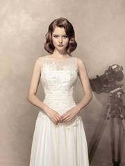 Свадебное платье Джейн. Силуэт Прямое. Цвет Белый / Молочный. Вид 2