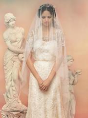 Свадебное платье Гармония. Силуэт Прямое. Цвет Белый / Молочный. Вид 2