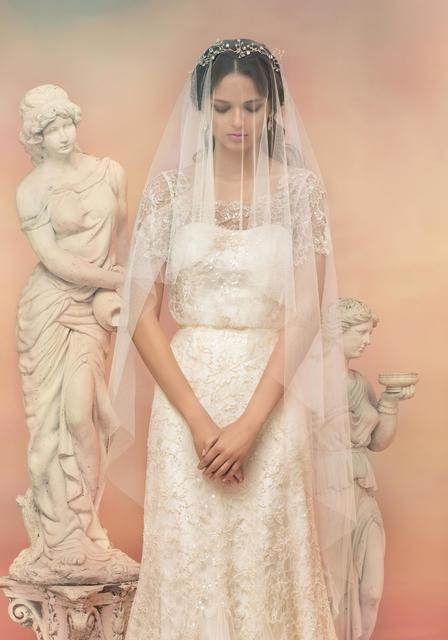 Свадебное платье Гармония. Силуэт Прямое. Цвет Белый / Молочный. Вид 2