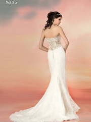 Свадебное платье Василиса. Силуэт Прямое, Рыбка. Цвет Белый / Молочный. Вид 2