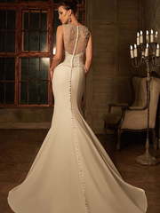 Свадебное платье Propose. Силуэт Прямое, Рыбка. Цвет Белый / Молочный. Вид 2