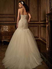 Свадебное платье Casadeya. Силуэт Рыбка. Цвет Айвори / Капучино. Вид 2