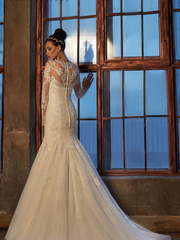 Свадебное платье Deba. Силуэт Рыбка. Цвет Белый / Молочный. Вид 2