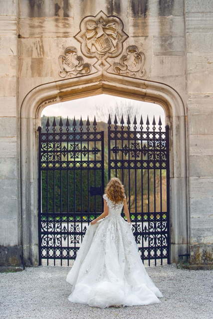 Свадебное платье 013. Силуэт Пышное. Цвет Белый / Молочный. Вид 2