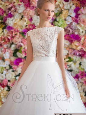 Свадебное платье Милдред. Силуэт Пышное. Цвет Белый / Молочный. Вид 1