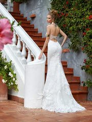 Свадебное платье Albertina. Силуэт Рыбка. Цвет Белый / Молочный. Вид 2