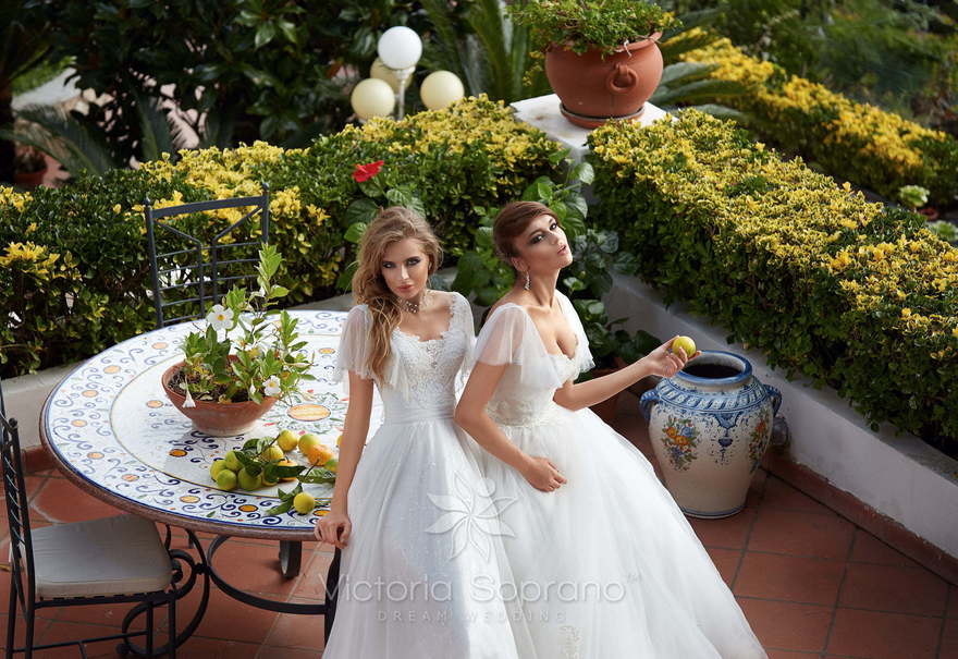 Свадебное платье Penelopa. Силуэт Пышное. Цвет Белый / Молочный. Вид 3