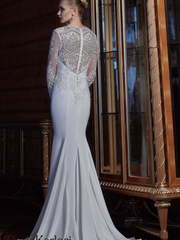 Свадебное платье Viva. Силуэт Прямое, Рыбка. Цвет Белый / Молочный. Вид 2