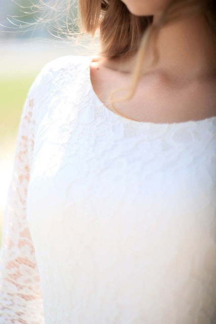 Свадебное платье Чарующий Туман. Силуэт Прямое. Цвет Белый / Молочный. Вид 6