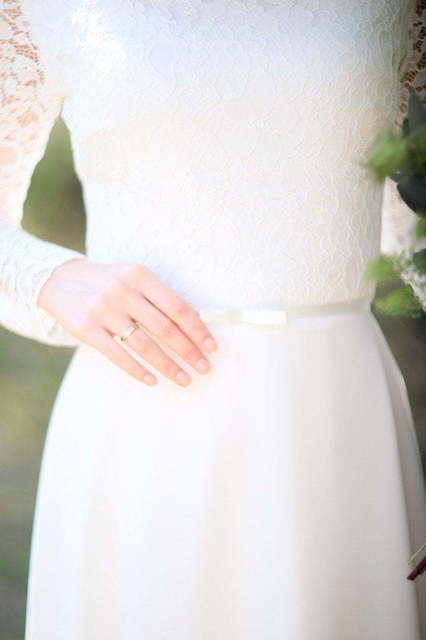 Свадебное платье Чарующий Туман. Силуэт Прямое. Цвет Белый / Молочный. Вид 7