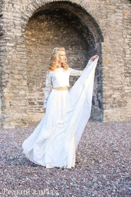 Свадебное платье Редкий Алмаз. Силуэт Прямое. Цвет Белый / Молочный. Вид 6