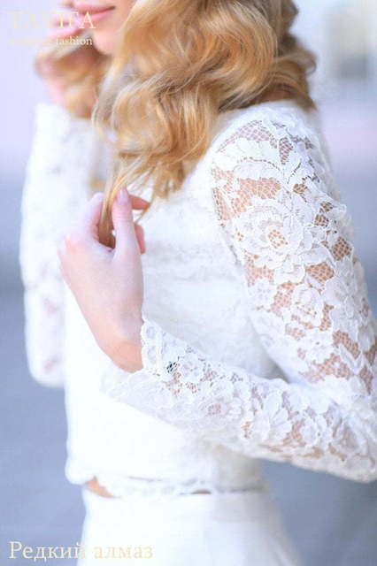 Свадебное платье Редкий Алмаз. Силуэт Прямое. Цвет Белый / Молочный. Вид 7