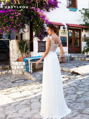 Свадебное платье Bliss. Силуэт Прямое. Цвет Белый / Молочный. Вид 2