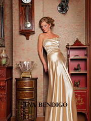 Свадебное платье Bergamot. Силуэт Прямое. Цвет Золото. Вид 1