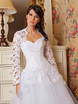 Свадебное платье EB005. Силуэт Пышное. Цвет Белый / Молочный. Вид 2
