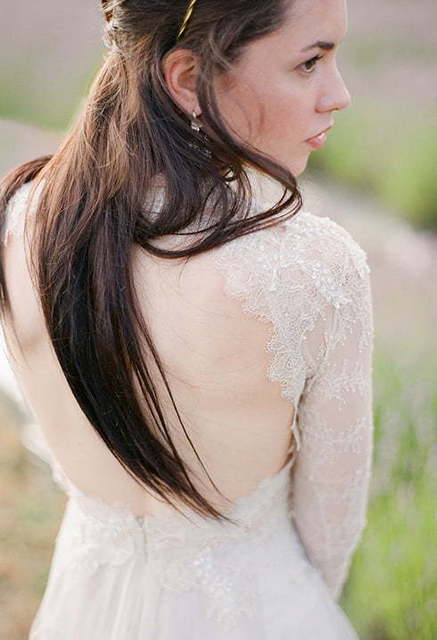 Свадебное платье Eleftheria. Силуэт Прямое. Цвет Пепельный / Металлик. Вид 2