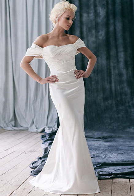 Свадебное платье Ageyp. Силуэт Рыбка. Цвет Белый / Молочный. Вид 5