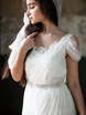 Свадебное платье Ansel. Силуэт Прямое. Цвет Белый / Молочный. Вид 4