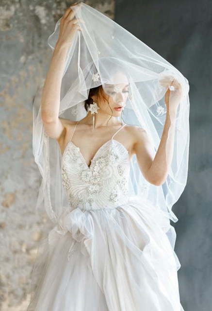 Свадебное платье Pilvia. Силуэт Пышное, Прямое. Цвет Айвори / Капучино, Белый / Молочный. Вид 2