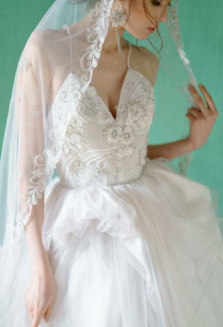 Свадебное платье Pilvia. Силуэт Пышное, Прямое. Цвет Айвори / Капучино, Белый / Молочный. Вид 10