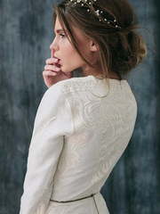 Свадебное платье Althaea. Силуэт Прямое. Цвет Белый / Молочный, Айвори / Капучино. Вид 2