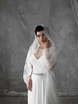 Свадебное платье Eeribiya White. Силуэт Прямое, Греческий. Цвет Белый / Молочный. Вид 3