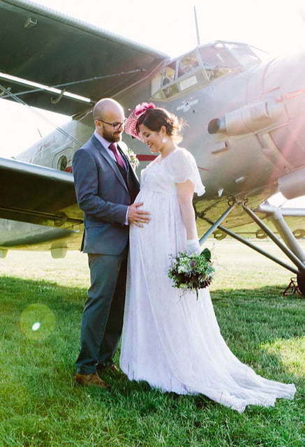 Свадебное платье Melody. Силуэт Греческий, Прямое. Цвет Белый / Молочный, оттенки Розового. Вид 3