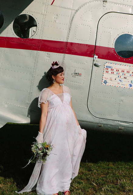 Свадебное платье Melody. Силуэт Греческий, Прямое. Цвет Белый / Молочный, оттенки Розового. Вид 5