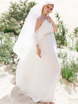 Свадебное платье Ligeia. Силуэт Прямое, Греческий. Цвет Белый / Молочный. Вид 5