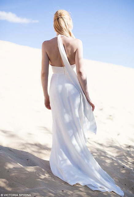 Свадебное платье Kyanea. Силуэт Прямое. Цвет Белый / Молочный. Вид 2