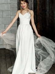 Свадебное платье Kemerin. Силуэт Прямое. Цвет Белый / Молочный. Вид 1