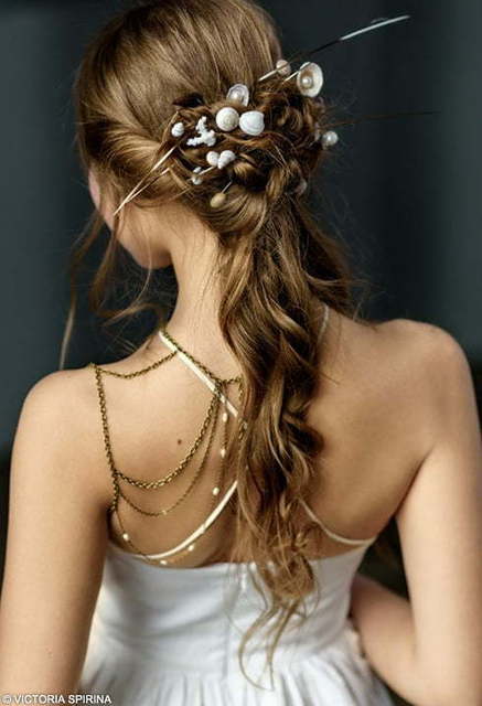 Свадебное платье Kemerin. Силуэт Прямое. Цвет Белый / Молочный. Вид 5