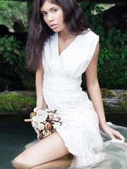 Свадебное платье Michelle. Силуэт Прямое. Цвет Белый / Молочный. Вид 2