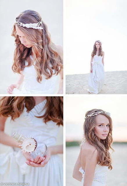 Свадебное платье Аren. Силуэт Прямое. Цвет Айвори / Капучино, Белый / Молочный. Вид 4