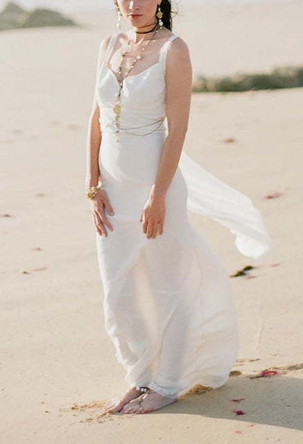 Свадебное платье Dion. Силуэт Греческий, Прямое. Цвет Белый / Молочный. Вид 6