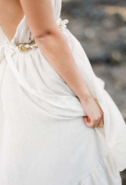 Свадебное платье Sepia. Силуэт Прямое. Цвет Белый / Молочный. Вид 3