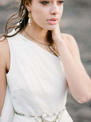 Свадебное платье Filomena. Силуэт Прямое. Цвет Белый / Молочный. Вид 2