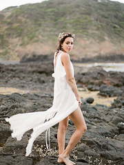 Свадебное платье Glikeriya. Силуэт Прямое. Цвет Белый / Молочный. Вид 2