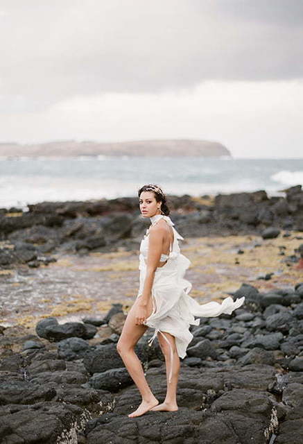 Свадебное платье Glikeriya. Силуэт Прямое. Цвет Белый / Молочный. Вид 8