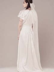 Свадебное платье Ianta. Силуэт Прямое. Цвет Белый / Молочный. Вид 2