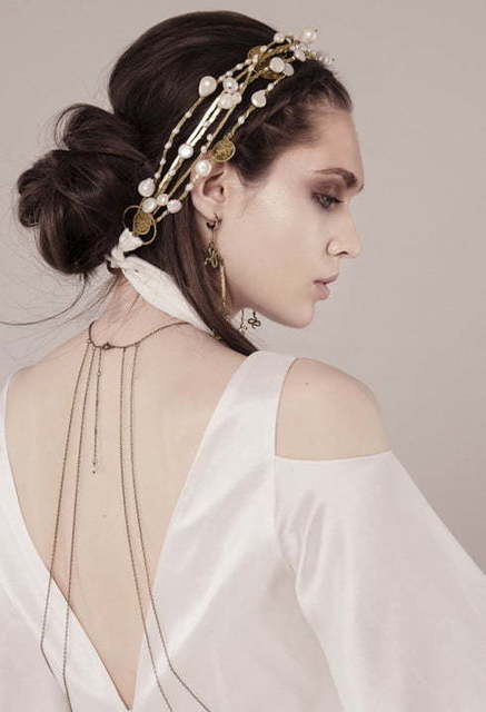 Свадебное платье Isis. Силуэт Прямое. Цвет Белый / Молочный. Вид 3