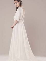 Свадебное платье Atanasia. Силуэт Прямое. Цвет Белый / Молочный. Вид 2