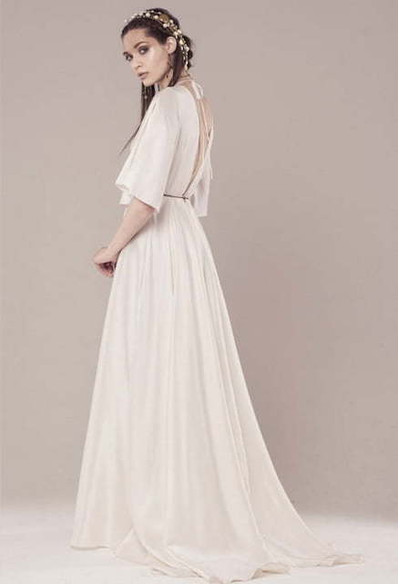 Свадебное платье Atanasia. Силуэт Прямое. Цвет Белый / Молочный. Вид 2