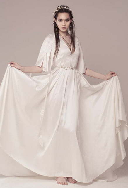 Свадебное платье Atanasia. Силуэт Прямое. Цвет Белый / Молочный. Вид 3