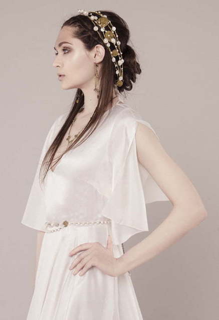 Свадебное платье Atanasia. Силуэт Прямое. Цвет Белый / Молочный. Вид 4